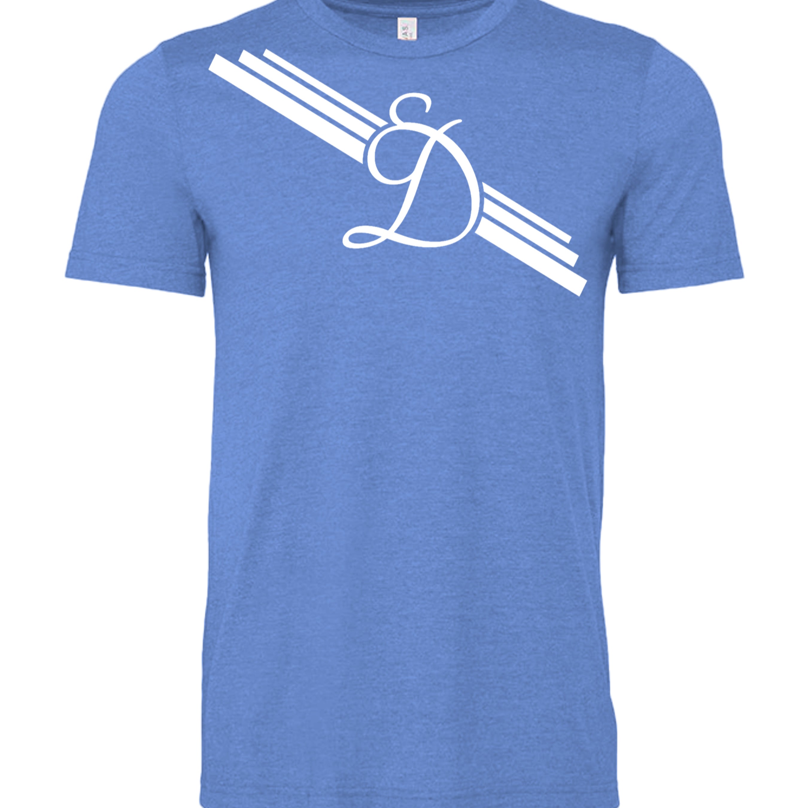Heather Columbia Blue - 3001CVC - FRONT
