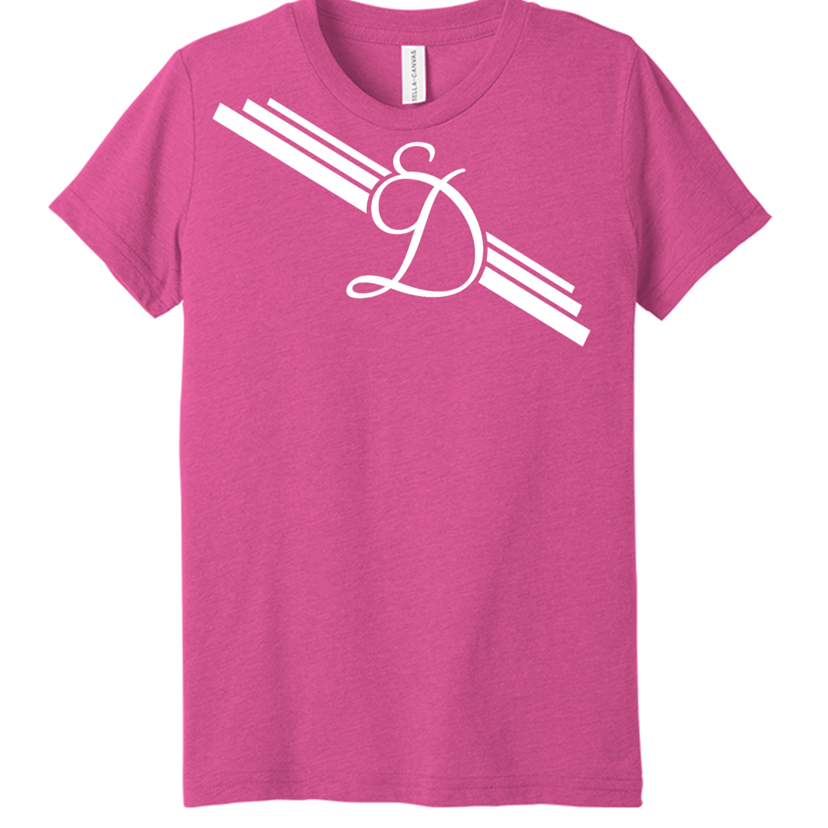 Charity Pink Triblend - 3413Y - FRONT