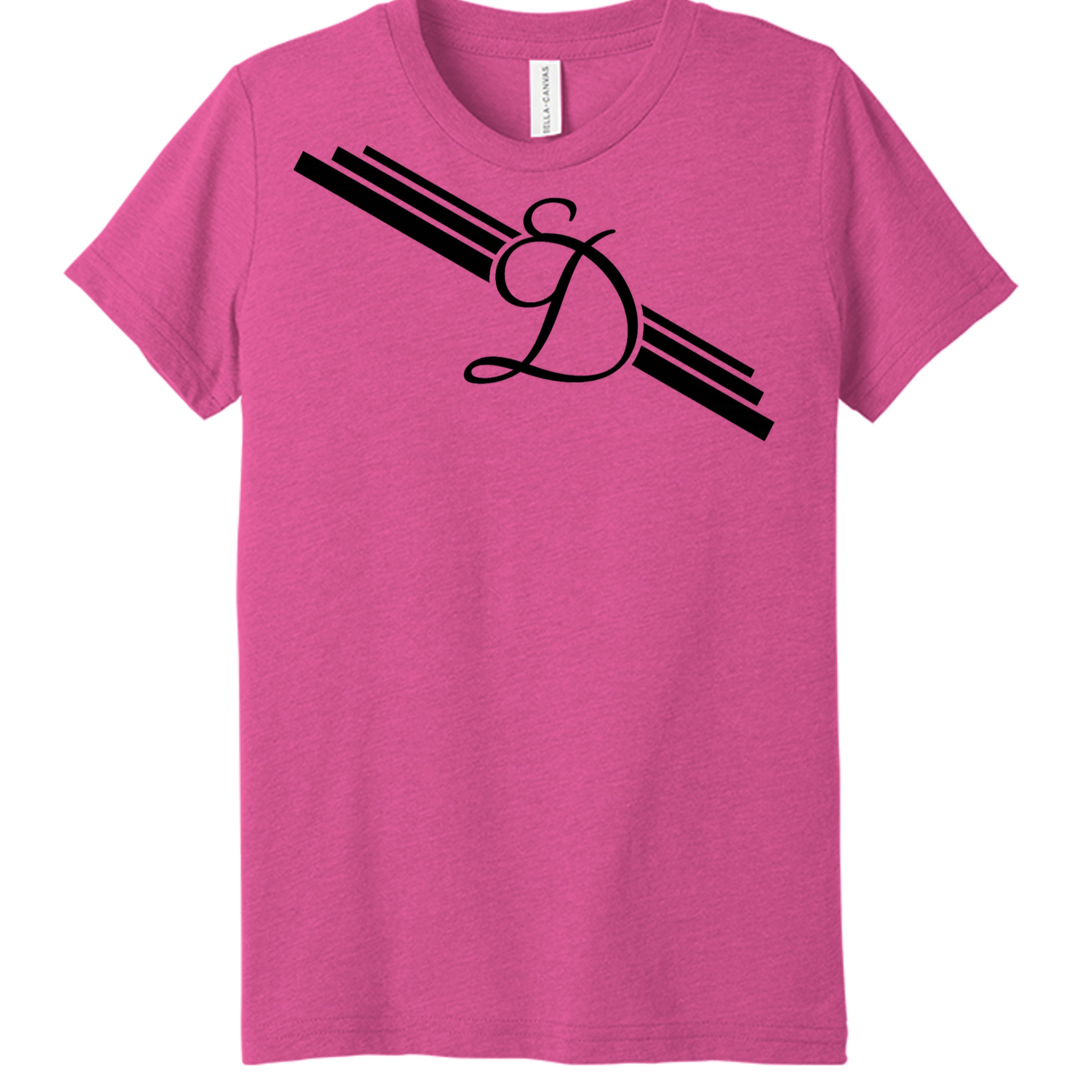 Charity Pink Triblend - 3413Y - FRONT