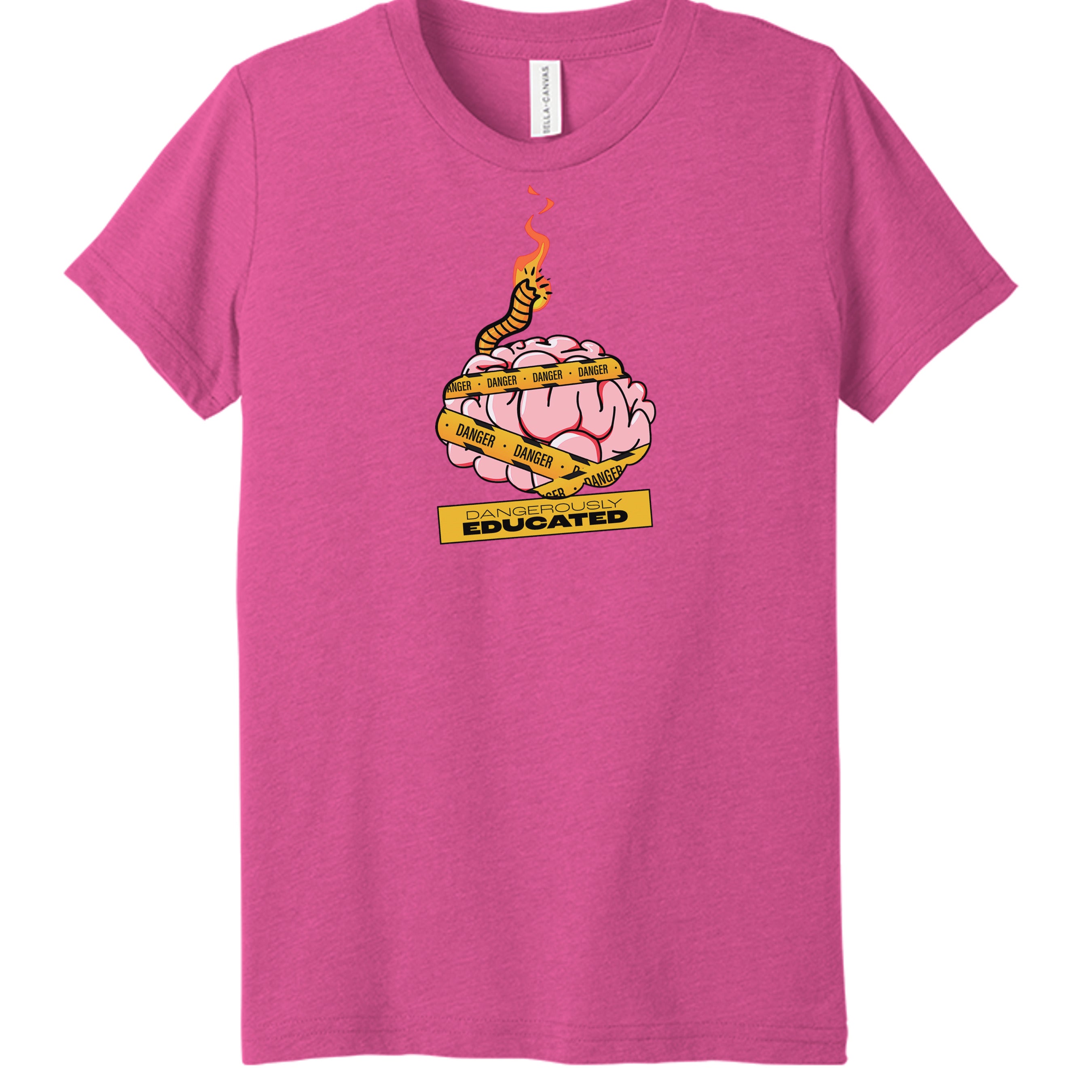 Charity Pink Triblend - 3413Y - FRONT
